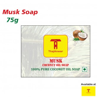Thajanwar Musk Coconut oil soap 75g
